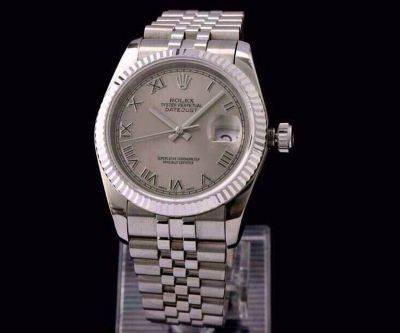 ROLEX DATEJUST SWISS ETA 3135 AUTOMATIC WATCH GRAY FACE